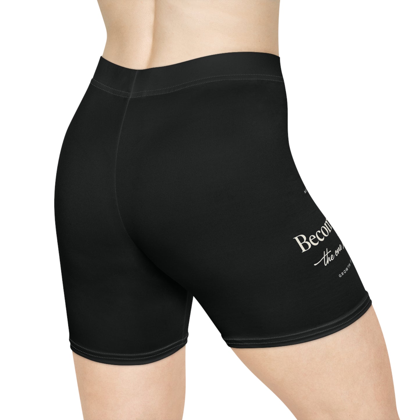 Becoming Her Biker Shorts — Inspirational Women's Workout Shorts