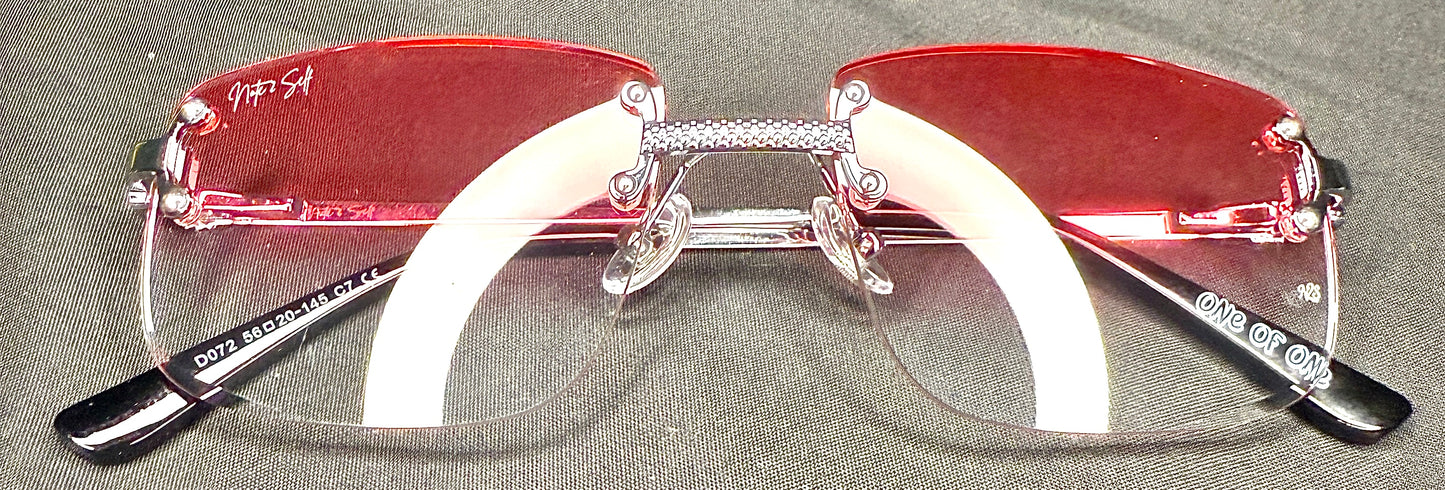 Royal Tints (Shadow Red lenses/ silver Frame)
