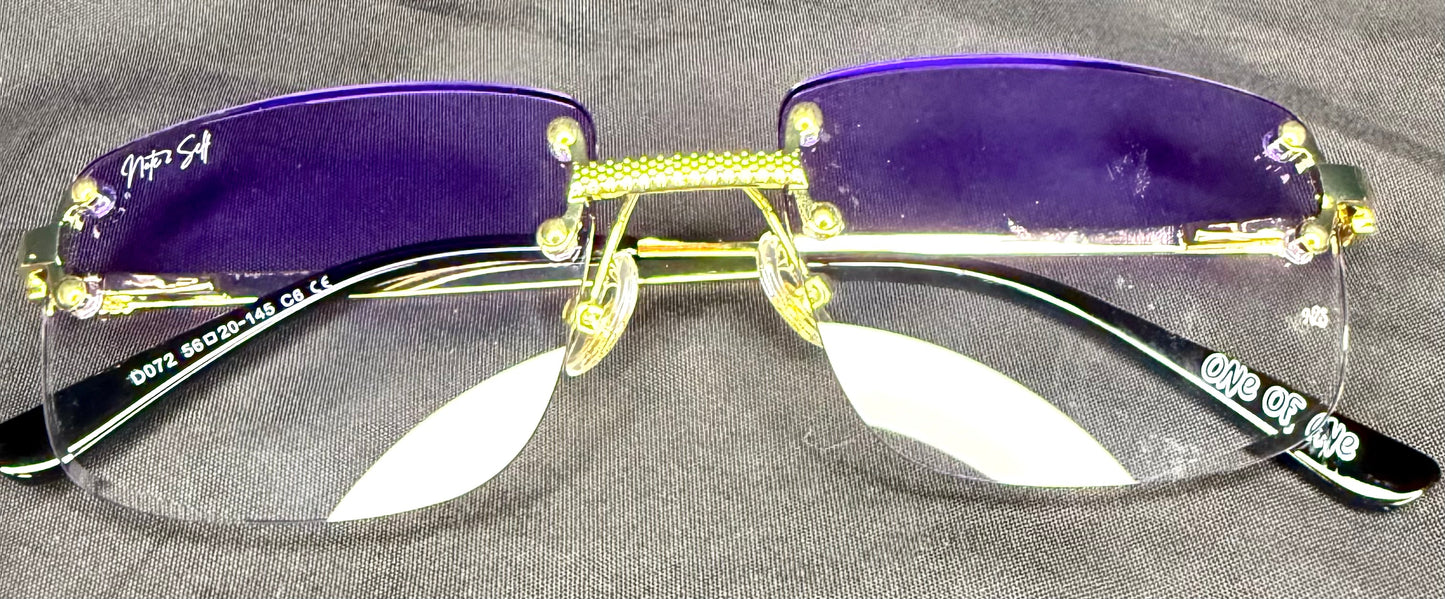 Royal Tints (Shadow Purple Lenses/ Gold Frame)