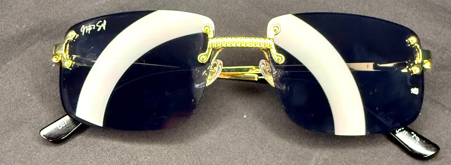 Royal Tints (Black Lenses / Gold Frame)