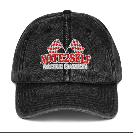 Note 2 Self™ Racing Division Vintage Cap