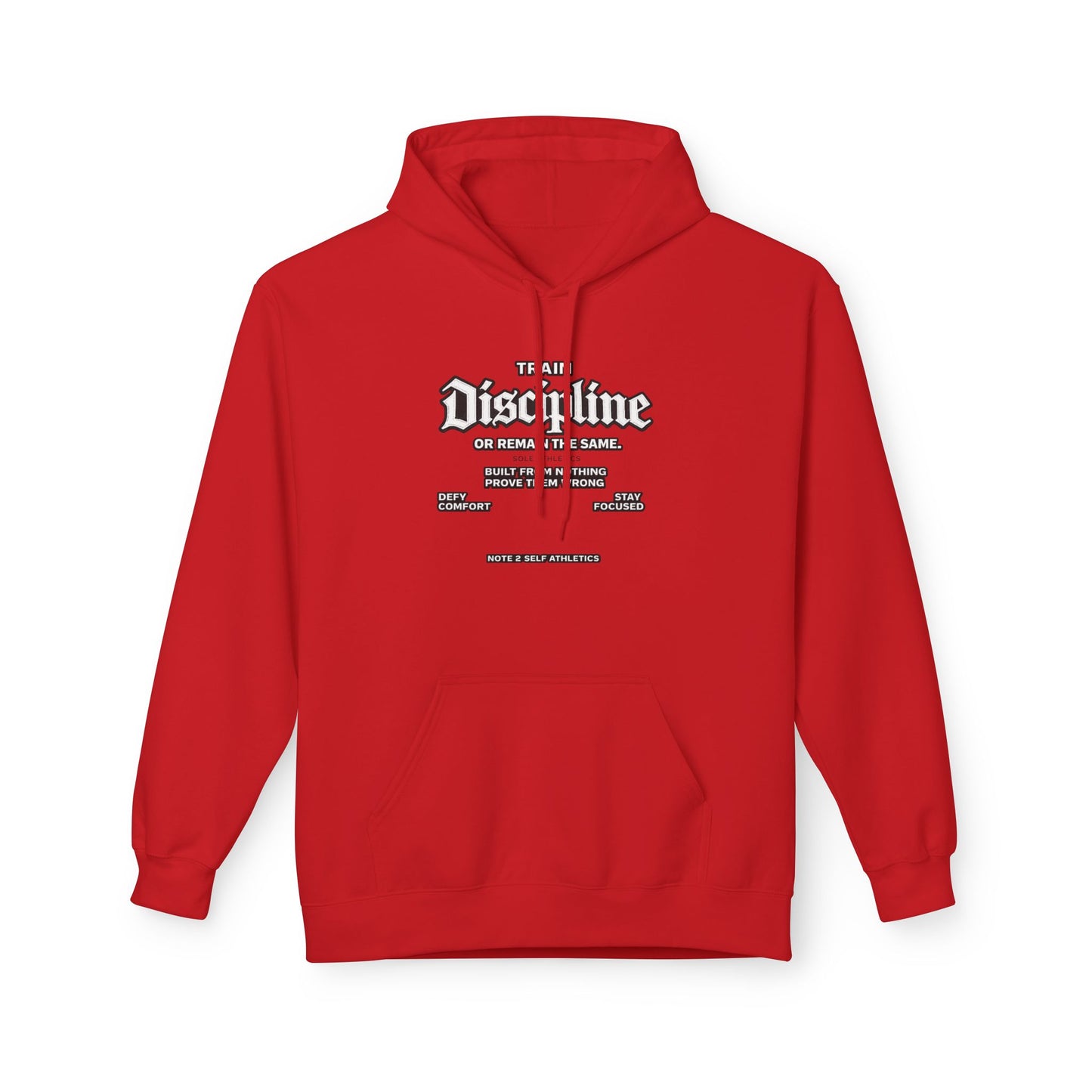 Discipline Hoodie — "It's All Discipline" Motivational Streetwear