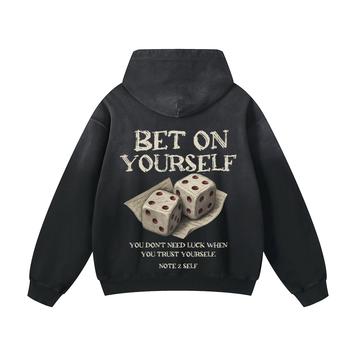 “Bet On Yourself” Hoodie – Note 2 Self®