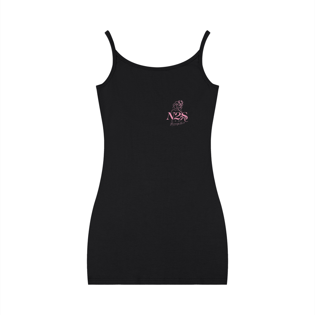 Becoming Her Sculpt Dress — Black