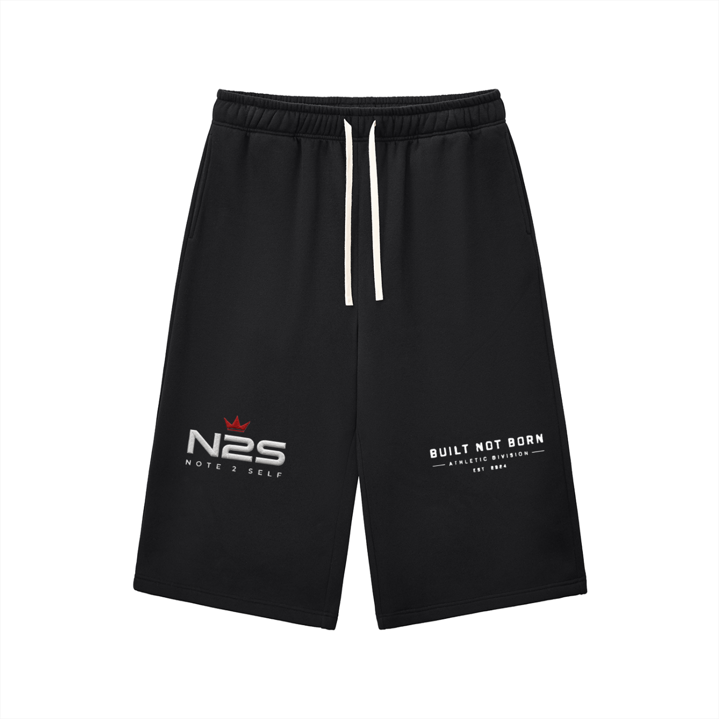 Built Not Born Athletic Three-quarter Sweatpants – Heavyweight Edition