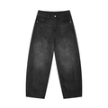 Protect Your Peace Vintage Barrel Denim – Washed Black