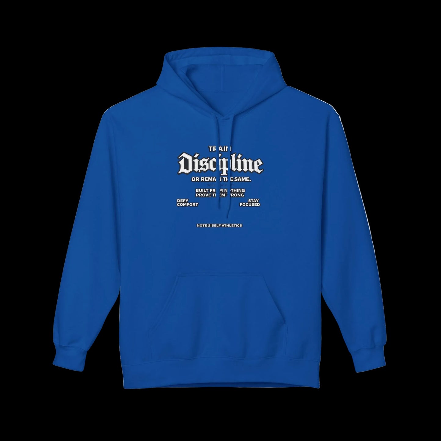 Discipline Hoodie — "It's All Discipline" Motivational Streetwear