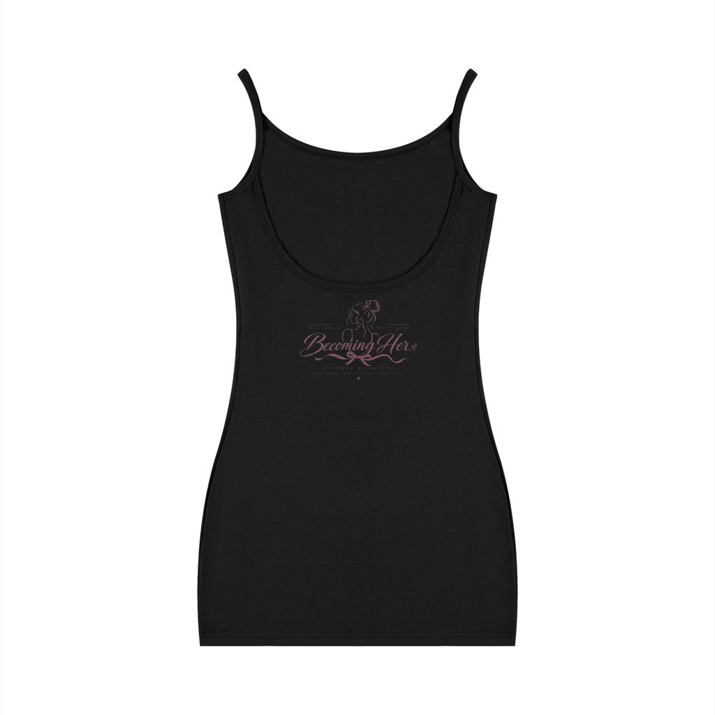 Becoming Her Sculpt Dress — Black
