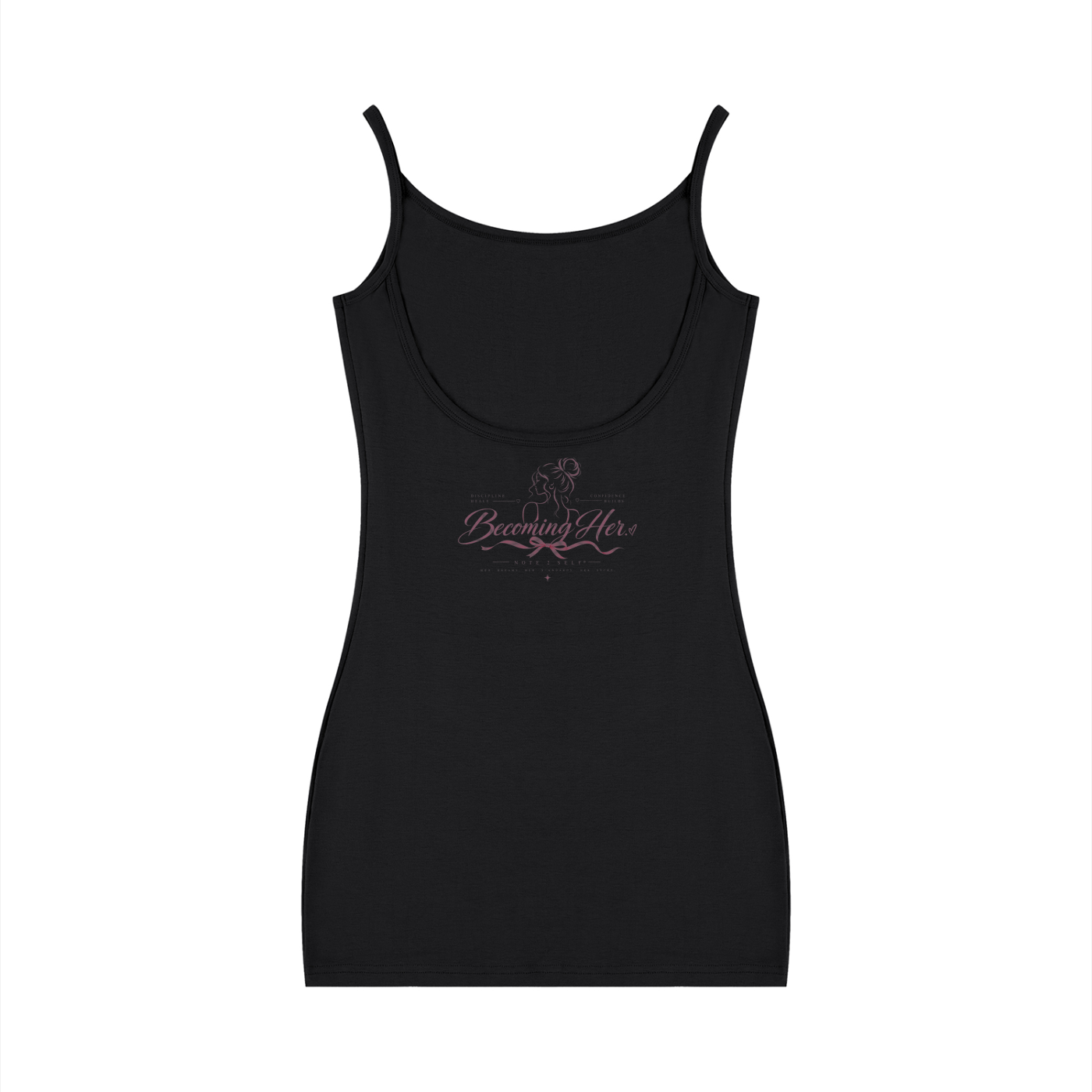 Becoming Her Sculpt Dress — Black